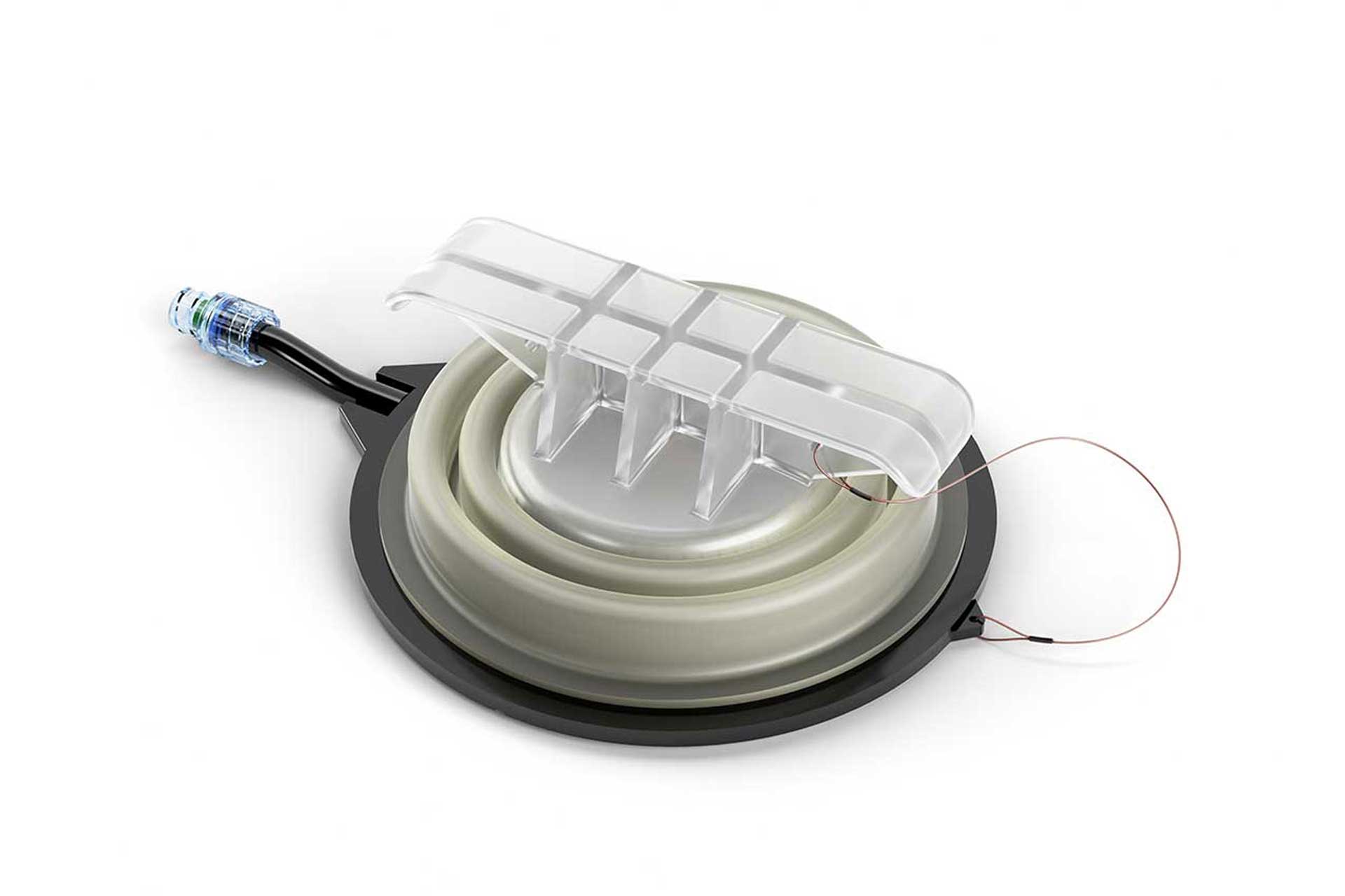 Medical compression device to minimize blood loss, deflated